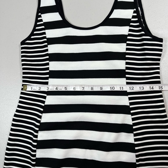 Sanctuary Black and White Striped Midi Dress - Picture 9 of 11